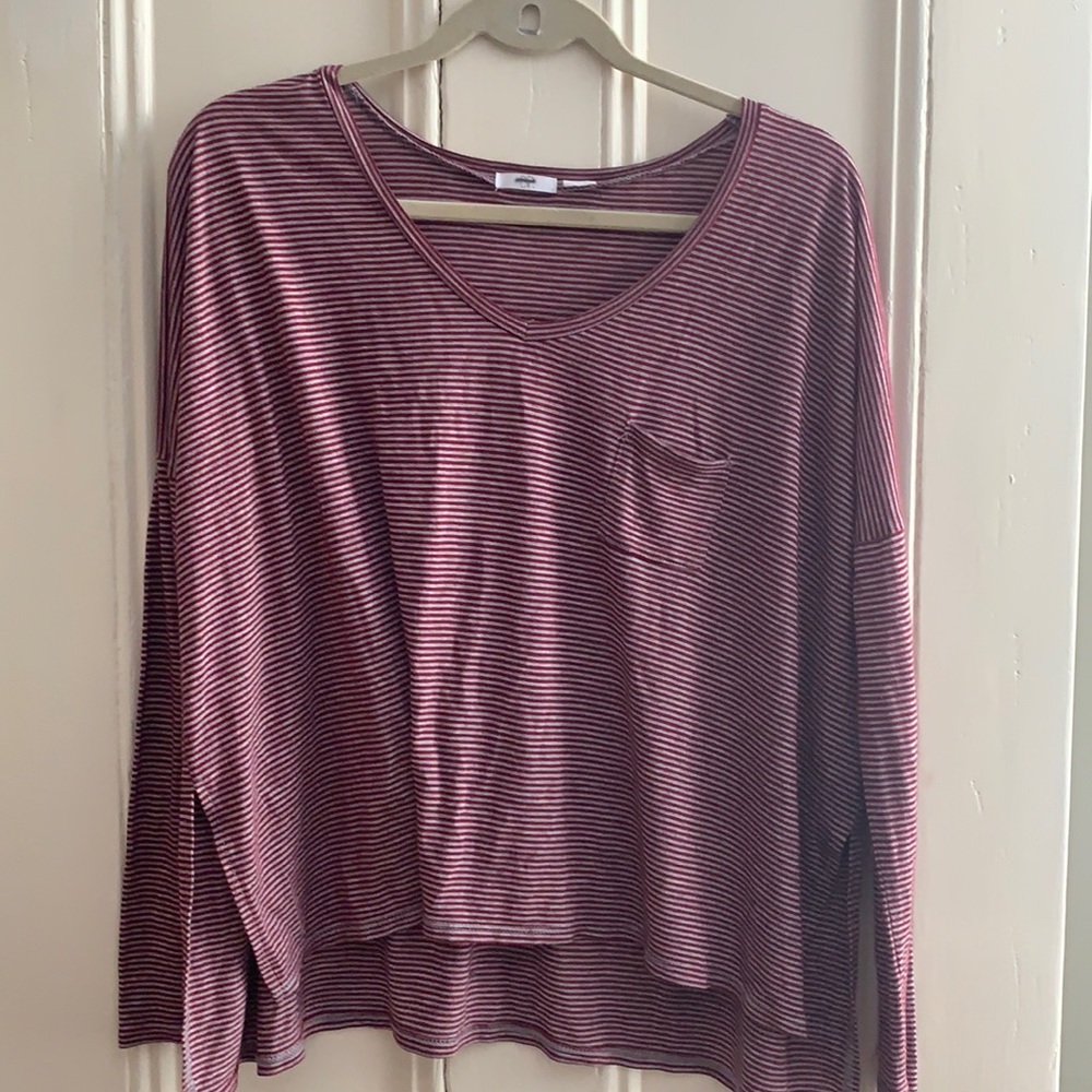 Striped shirt oversized medium